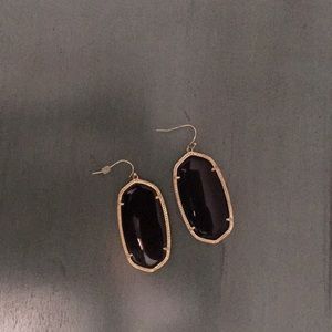 Kendra Scott Black Gold Danielle Earrings